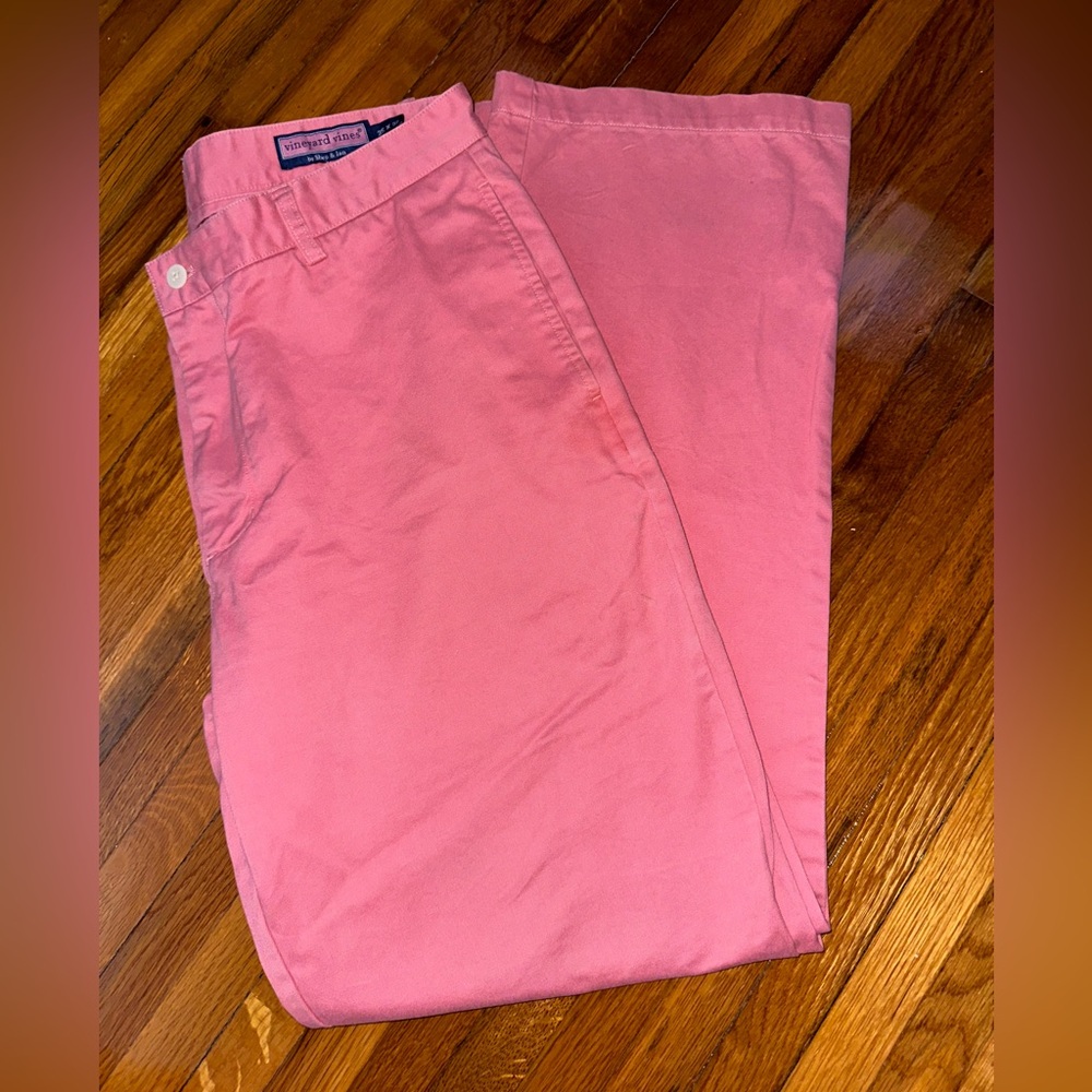 Vineyard Vines ~ Mens Club Pants Classic Fit Casual ~ Jetty Red ~ Size 35 x 32